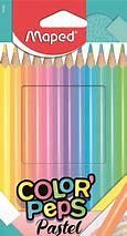 LAPICES DE COLORES MAPED COLOR PEPS X 12 PASTEL 832069