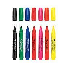 MARCADOR FABER CASTELL 57/56/47 AL AGUA AMARILLO PTA RED