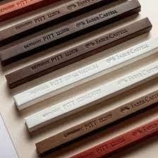 TIZA PITT FABER CASTELL MONOCHROME PASTEL X 12 MARRON VAN DYCK  122876