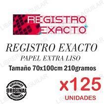 PAPEL REGISTRO EXACTO 700 X 1000 X 125 HS- 210GR (15455)