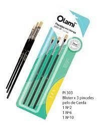 PINCEL ESCOLAR SET X 3 CERDA OLAMI PI303