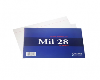FICHAS RAYADAS MIL28 X 100 Nº 3-6530
