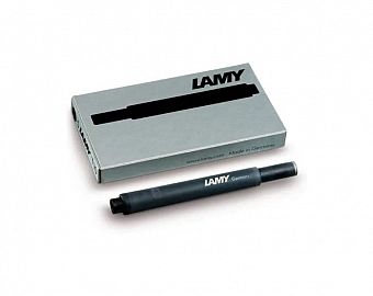 CARTUCHO LAMY P/LAPICERA T10 NEGRO X 5 UN