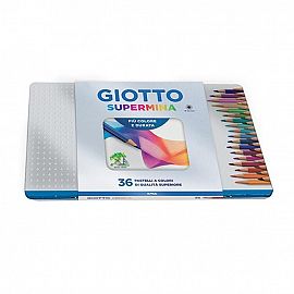 LAPICES DE COLORES GIOTTO SUPERMINA X 36 L LATA  236900