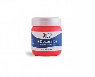 ACRILICO ALBA DECORALBA 200 ML MAGENTA INTENSO 496