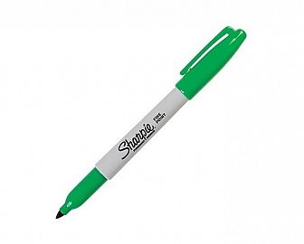 MARCADOR SHARPIE PTA FINA VERDE GALACTICO C/U