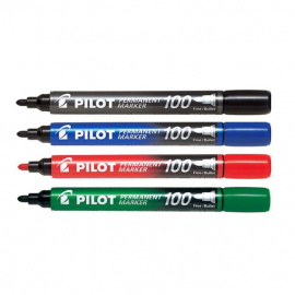 MARCADOR PILOT SCA-100 PERMANENTE AZUL PTA. RED.