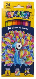 LAPICES DE COLORES SPLASH X 24 LARGOS-514427