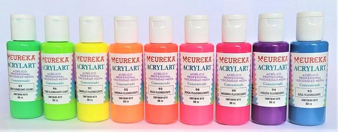 ACRILICO EUREKA ACRYLART 60 CC ROSA FLUORESCENTE-98