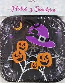 HALLOWEEN BANDEJA X 10 91302200  (T)