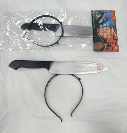 HALLOWEEN VINCHA PLAST. CUCHILLA -DI5455/9101