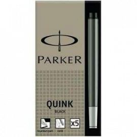 CARTUCHOS PARKER X 5 UN NEGRO QUINK BLISTER 1950402