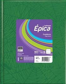 CUADERNO T/D 48 HS L. EPICA ARAÑA VERDE 90 GRS RAYADO -105849