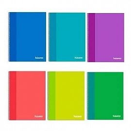 CUADERNO 16 X 21 C/ESPIRAL 80 HS HUSARES RAYADO