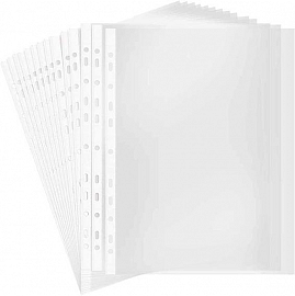 FOLIOS A4 SPAZIO CRISTAL X 100 UN 50FAX100