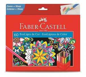 LAPICES DE COLORES FABER CASTELL ECO X 60 112061