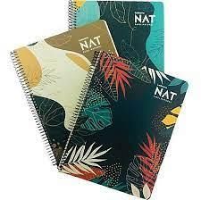 CUADERNO 16 X 21 C/ESPIRAL 70 HS L.NAT LISO 105785