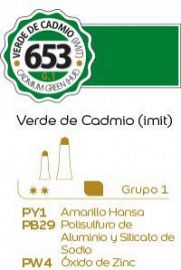 OLEO ALBA 653 VERDE DE CADMIO (IMIT) 60 ML GRUPO 1