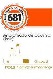 OLEO ALBA 681 ANARANJADO DE CADMIO (IMIT) 60 ML GRUPO 2