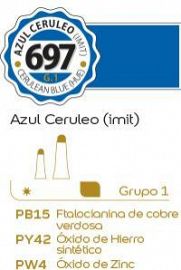 OLEO ALBA 697 AZUL CERULEO (IMIT)  60 ML GRUPO 1