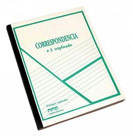 CUADERNO CORRESPONDENCIA Nº 2 TRIPLICADO -53091