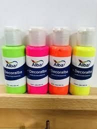 ACRILICO ALBA DECORALBA 60 ML FLUO COL.VARIOS