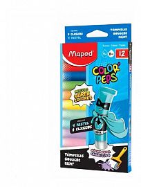 TEMPERA MAPED COLOR PEPS 8 ML X 8 CLAS.+ 4 PASTEL 826081