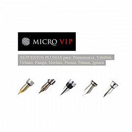 PLUMA P/LAPICERA MICRO L VIP BOLSITA X 5 UN