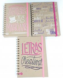 CUADERNO 15 X 21 80 HS PUNTEADAS C/ESPIRAL T/D KRAFT-RY1002