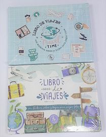 LIBRO DE VIAJE C/STICKERS Y SOBRE- RY1052