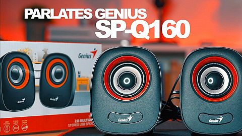 COMPUTACION PARLANTE GENIUS USB SP-Q160 BLUE/RED/ORANGE 2.0 MULTIMEDIA