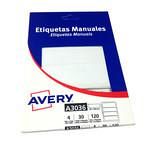 ETIQUETAS AVERY 3036- 30 X 100 MM-CAJA