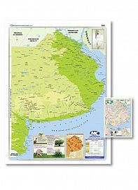 MAPA MURAL LAMINADO BS.AS FIS/POL 72 X 102 D/FAZ