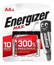 PILAS ENERGIZER MAX  AA X 4 UN BLISTER