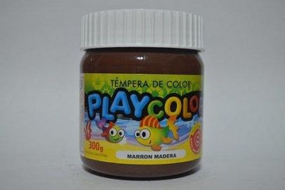 TEMPERA PLAYCOLOR FRASCO 250 GRS MARRON