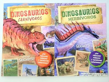 LIBRO CUENTO COL. DINOSAURIOS CARNIVORO/ HERBIVOROS - LIST290/1