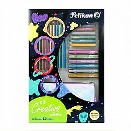 KIT PELIKAN CREATIVO METALICO X 25 PIEZAS - L85730007