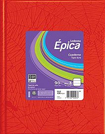 CUADERNO 19 X 24 LINEA EPICA ARAÑA ROJO 48 HS RAYADO T/D Nº 3-105854