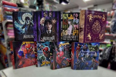 CARPETA ESCOLAR 3 AN X 40 MM FANTASIA- ID.-65G/73/79/80/85/86/91/92/97/98/105/8/