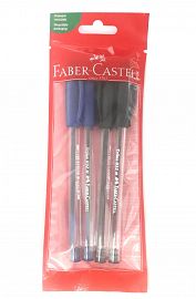 BOLIGRAFO FABER CASTELL 032 TRILUX PACK X4 - 2 AZ/2NEG- 343283