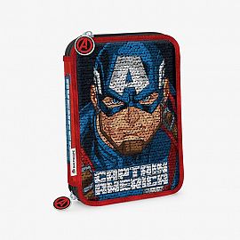 CANOPLA 2 PISOS AVENGERS/SPIDERMAN LENTEJUELAS 8502-09/1802-09