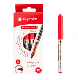 ROLLER GEL SKYCOLOR 0.5 MM S-302/R150ROJO - JJ20302- R