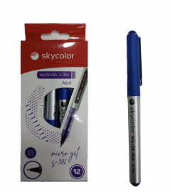 ROLLER GEL SKYCOLOR 0.5 MM S-302/R150 AZUL - JJ20302-BL