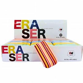 GOMA DE BORRAR RAYADA ERASER X 2 - 26028