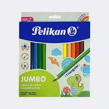 LAPICES DE COLORES PELIKAN JUMBO X 12 L -(L30330306)