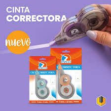 CINTA CORRECTORA EZCO 5MM X 6 MTS-306106