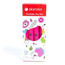 RESALTADOR SKYCOLOR FINO FLUO ROSA C/U-JJ205314P