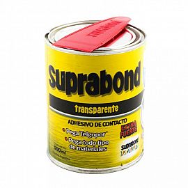 ADHESIVO CONTACTO SUPRABOND LATA 1/2 LT TRANSP (SBD TR 1/2)
