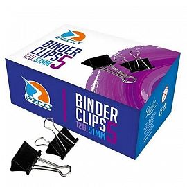 APRIETA PAPEL BINDER 51 MM X 12 UN NEGRO