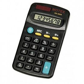 CALCULADORA MOTEX KK-402A BOLSILLO 8 DIGITOS (073008)